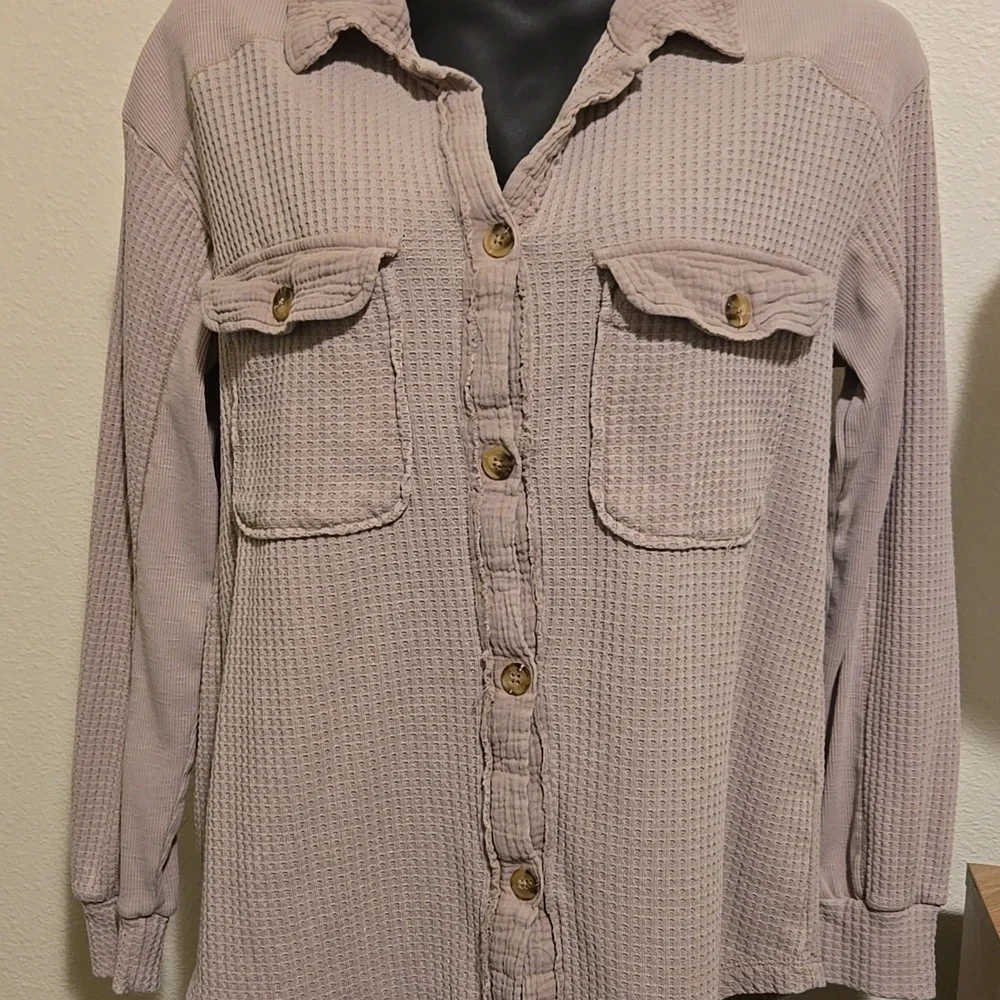 Briggs Waffle Button Down Shirt - Picture 2 of 6